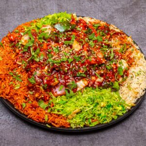 Chicken Tiranga Fried Rice