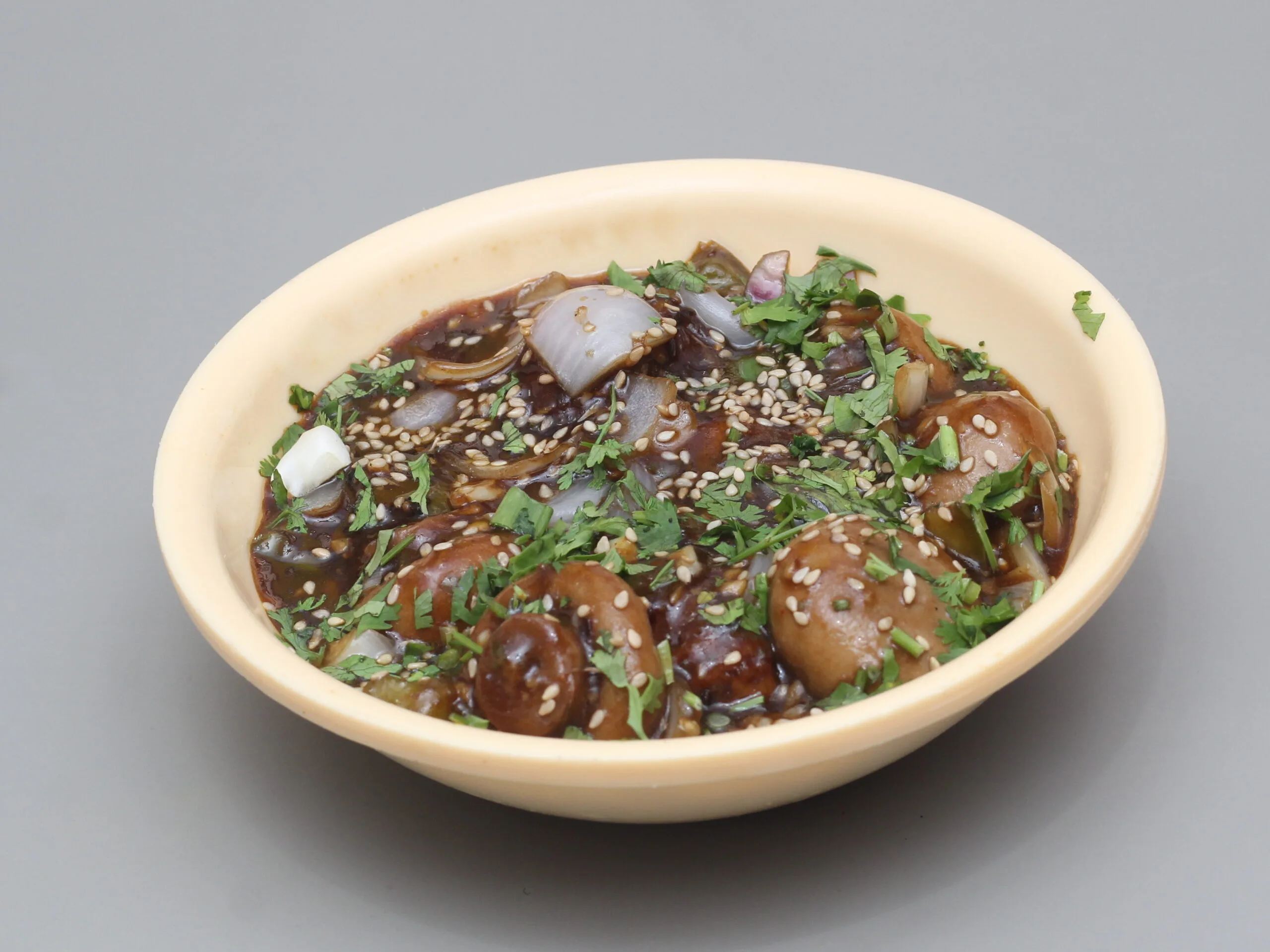 Chicken in Mushroom Chilli Oyster Sauce